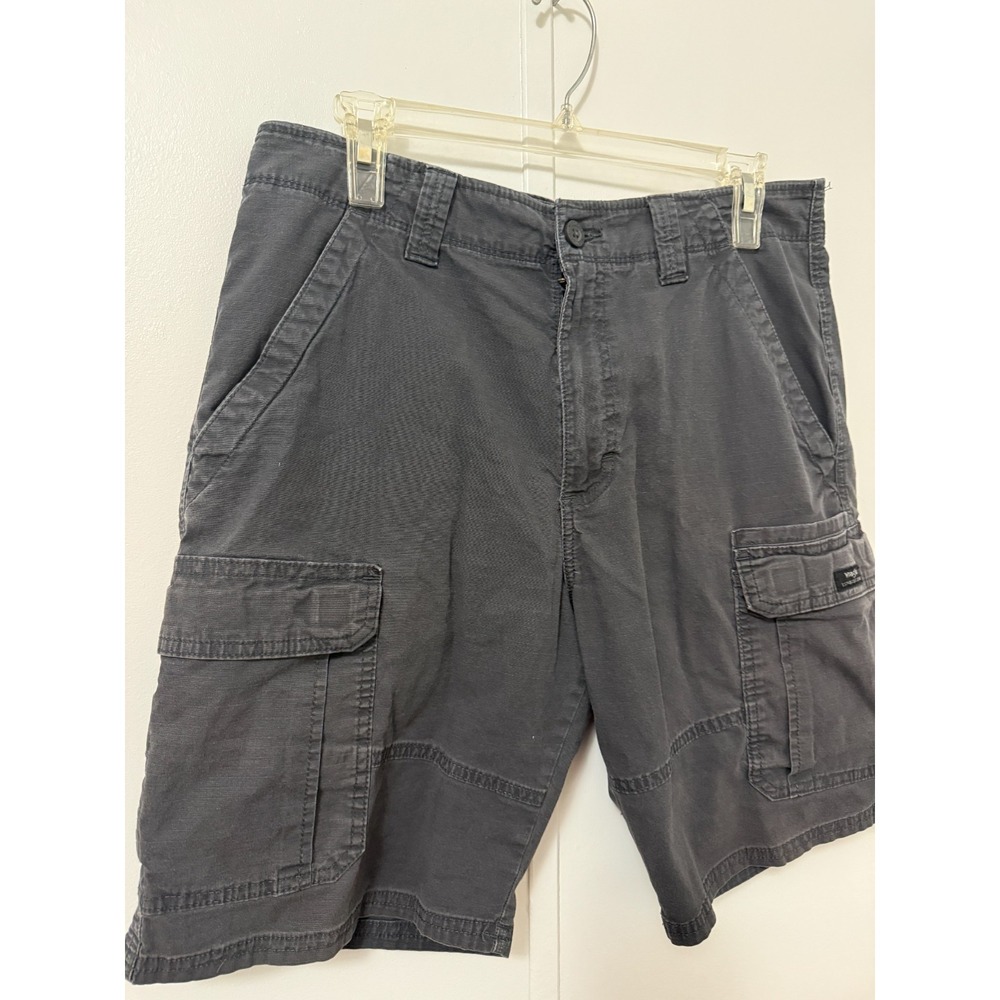 Wrangler Mens Y2K Thick Cargo Black Relaxed Utility Zip Fly Outdoor 32 - Picture 3 of 8